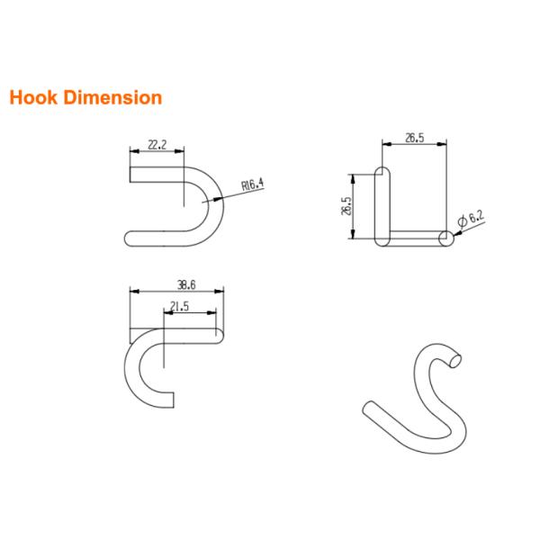 Clamps d'ancrage à câbles isolés extérieurs ABS et acier galvanisé