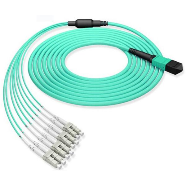 LC Multimode Gigabit Fiber Optic Cable Connector MPO Jumper OM3 OM4