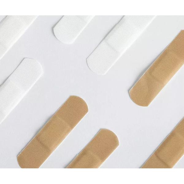 high quality white band-aid fabric medical wound adhesive plaster custom printed band aid