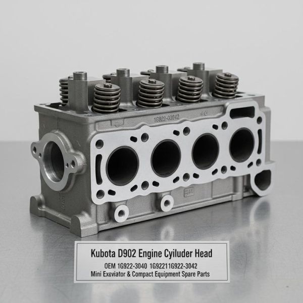 Kubota D902 Engine Cylinder Head | OEM 1G922-03040 1G922-03041 1G922-03042 | Mini Excavator & Compact Equipment Spare Parts Engine Cylinder Head