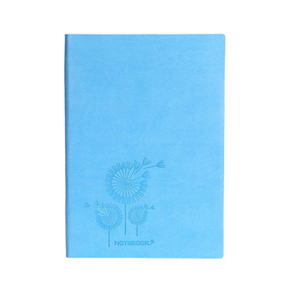 2022 Custom Logo Pu Leather Softcover Notebook Journal for Daily Weekly Monthly Planner