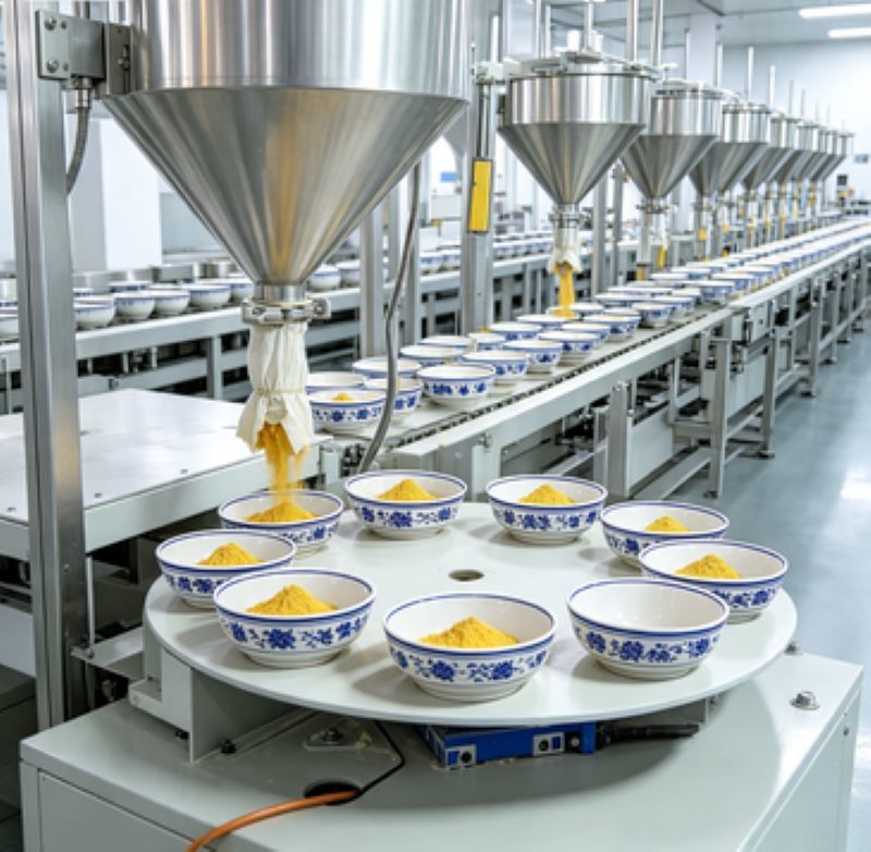 Stable Performance Automatic Weighing Machine | Auto Batching For Tableware Production Line