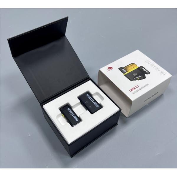 4C Decorative Magnetic Gift Boxes UV Finishing Bamboo Pulp Packaging