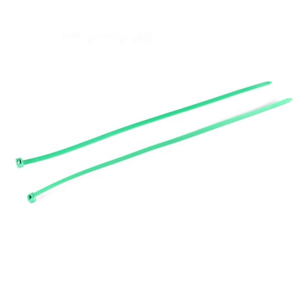 Durable Using Various 7.6x400mm Black White Multi Color Zip Self Locking Nylon Cable Ties