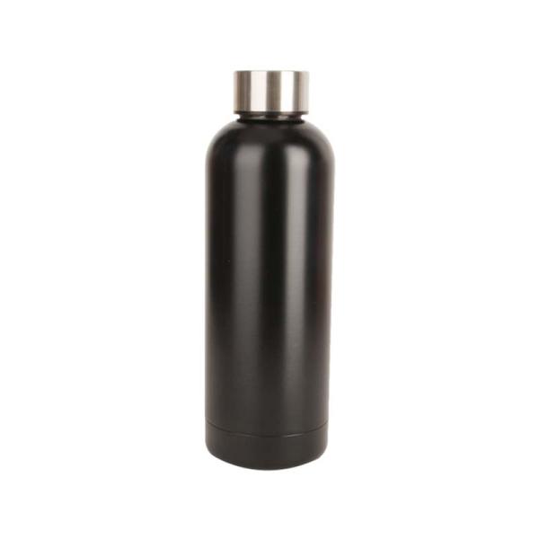 500ml Stainless Steel Sports Bottle Rubber Coating Double Wall For Running
