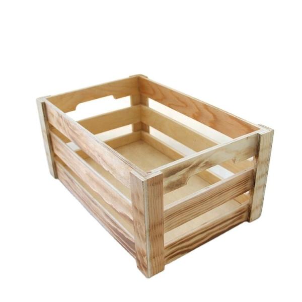 Sturdy and Durable Wooden Fruit Crates 21x10x10cm 21x10x11.2cm 31.2x20.3x14cm for Fruits