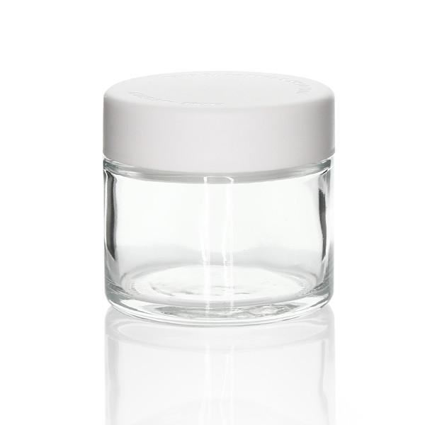 Glass Bottles 2oz Glass Child Resistant Jars Glass Concentrate Containers