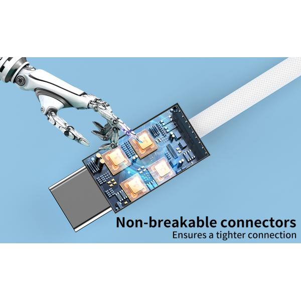 140W Type C Magnetic 3 Cable MacBook Pro 2021 M1 MacBook Air 2022 M2 MacBook Pro 2023 Fast 5A Charging Nylon Braid Charging PVC