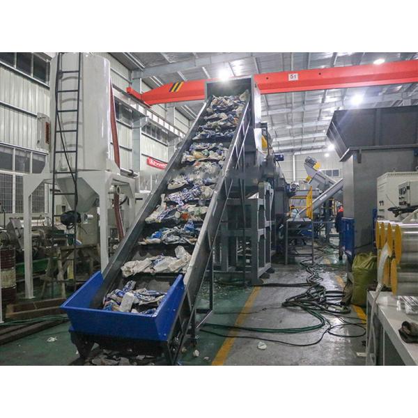 2000kg/H 280kw Plastic Recycling Line HDPE Bottle Washing Recycling Line