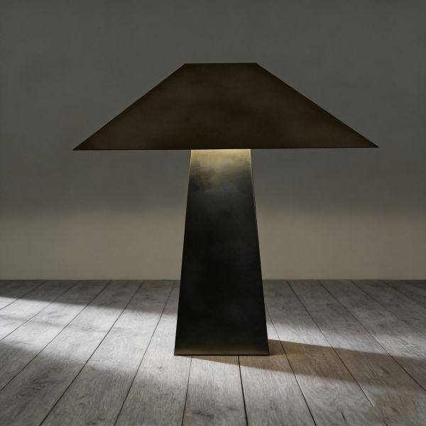 Adjustable Height Brass Material Floor Lamp with 3500K Warm White LED Light Source