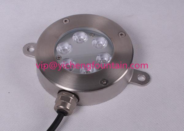 SS316 RGB Led Fountain Lights Dia. 115mm DC12V DC24V 6W 18W IP68 Waterproof