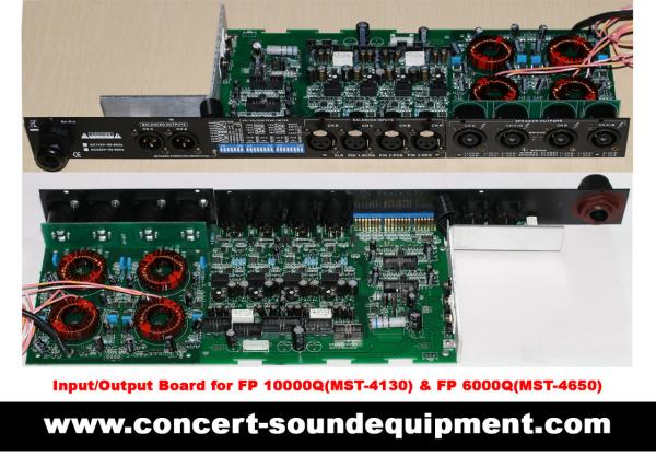 Hgh Power Nightclub Sound Equipment / Light Weight 4x1300W Amplifier FP 10000Q
