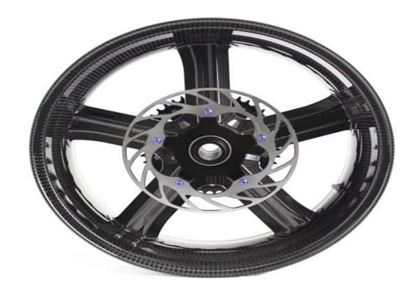 Racing Sport CNC Titanium Parts Machining Ti Alloy Brake Disc 320mm Diameter