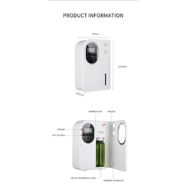 2023 New Arrival Aroma Diffuser Large Coverage 160ml Portable Essential Oil Diffuser Quiet Negative ion purify scent diffuser