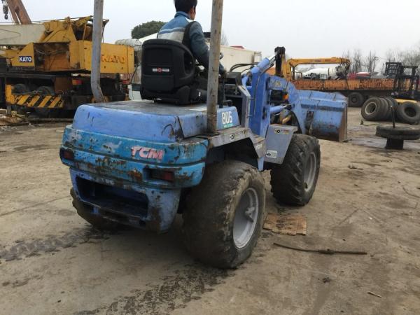 Economic Used Wheel Loaders , Hydraulic Wheel Loader TCM 806 12 Months Warranty