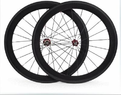 high quality ChinaYOUNGFANBIKE famous 60mm Clincher 700c road bike carbon wheel 23mm width