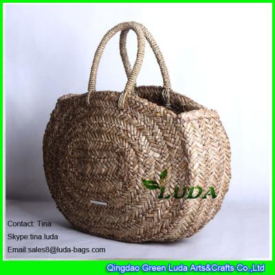 LUDA best handbags handmade lady straw handbags fashion seagrass straw hobo bags