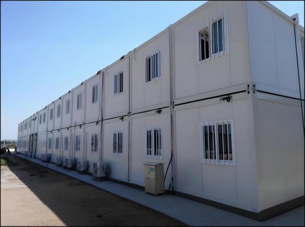 Flat roof Construction Modular Prefab Labor Camp For Sustainable Living