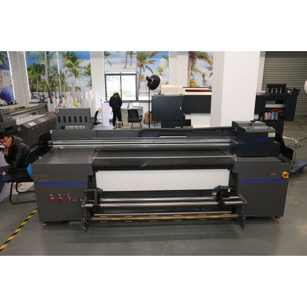 I3200-U1 Print Head Wallpaper Leather Film UV Mesh Belt Machine HB1804 (4 Heads) 4-color Large Format Belt Mixing Printer