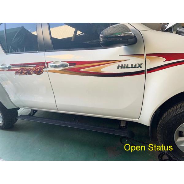 Hilux Vigo Foldable Running Boards Aluminum Alloy Hilux Side Step Waterproof 100%