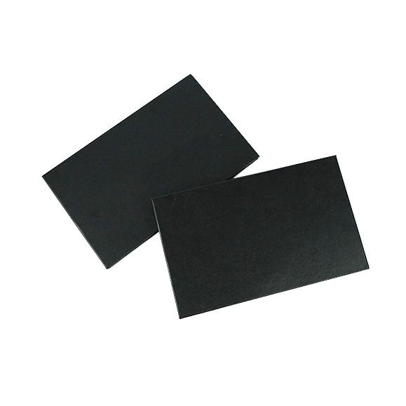 Caixa de cartão de papel preto de luxo Embalagem Personalizada Livro rígido de negócios Crédito de casamento Caixa de cartão de presente