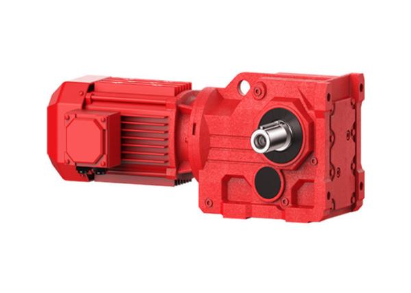 Redutor de motor de engrenagem helicoidal de bico espiral da série K com motor elétrico