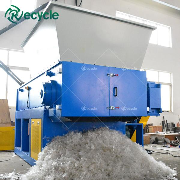 Good Price Single Shaft Large HDPE PE PP Lumps Plastic Pipe Shredder And Crusher Machine
