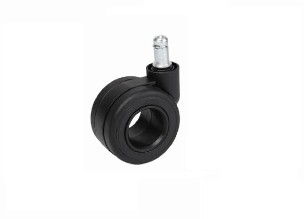 Silver Hollow Office Chair Castor For Swivel Chair 60mm Diameter Medical Cart Wheel Caster