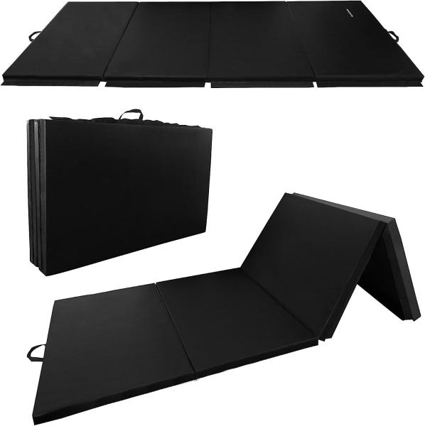 Folding Rubber EVA Mat, EPE Foam, Thick Folding Gymnastics Exercise Mat Aerobics Stretching Yoga Mats