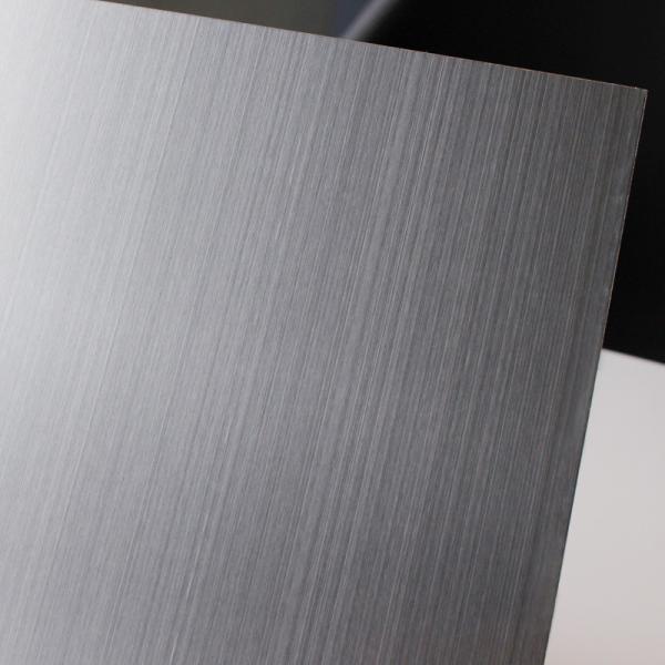 304 Grade Brushed Stainless Steel Sheet 0.9Mm Black Hairline Finish