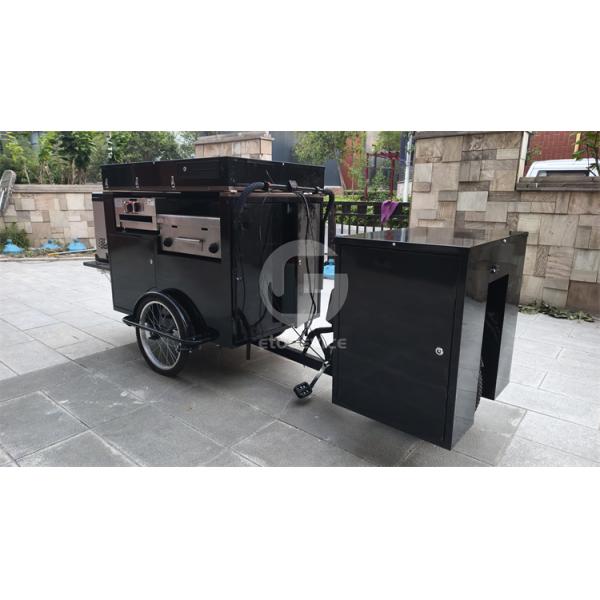 Street Food Carts Crepe Cart and Mobile Three-Wheeled Bicycles for Manufacturing Plant