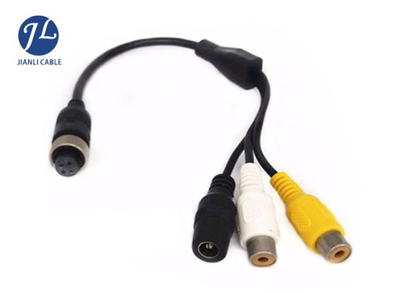 2017 Cheap Price Car Surround Camera System Cable With RCA And Aviation plug