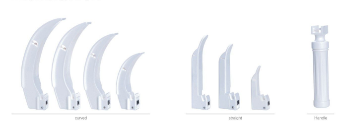 Stainless Steel Anesthesia Laryngoscope with Straight Blade and Ergonomic Handle for Easy Intubation