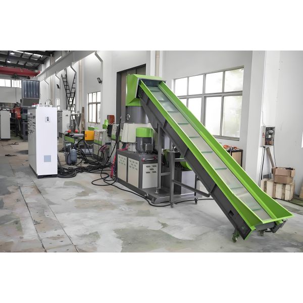 Labor-Saving Single Screw Pelletizing Machine for Plastic Waste Reuse
