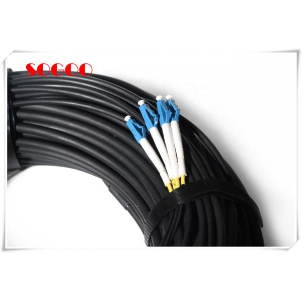Armoured Optical Cable Assembly Outdoor Cable PDLC / DLC For RRU BBU ZTE
