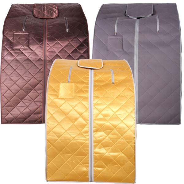 Indoor Mini Steam Portable Infrared Sauna 1 Person Size Indoor Gray Color