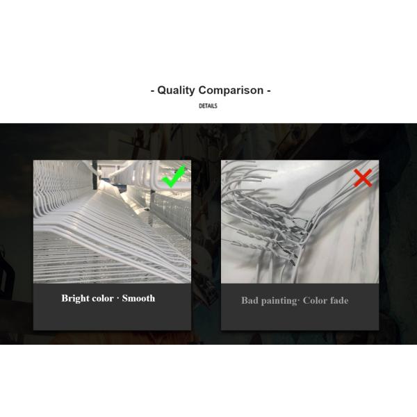 Gold Clothes Wire Hanger For Dry Cleaning Store / Hotels Eco Friendly