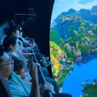 Simulateur de vol VR Gaming Simulateur de vol Théâtre de simulation avec chaise de cinéma 5d