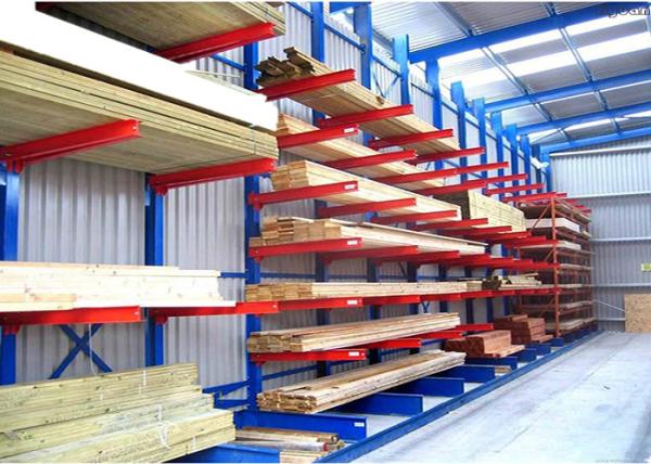 Structural Cantilever Rack Customized Dimension Galvanized Spray Painting Finish