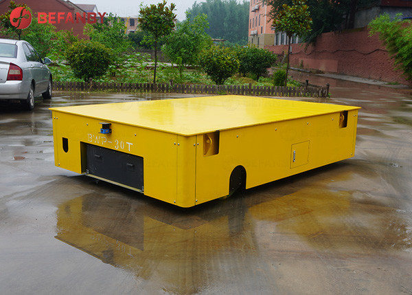 Промышленная безрельсовая 30-тонная транспортная тележка для оборудования