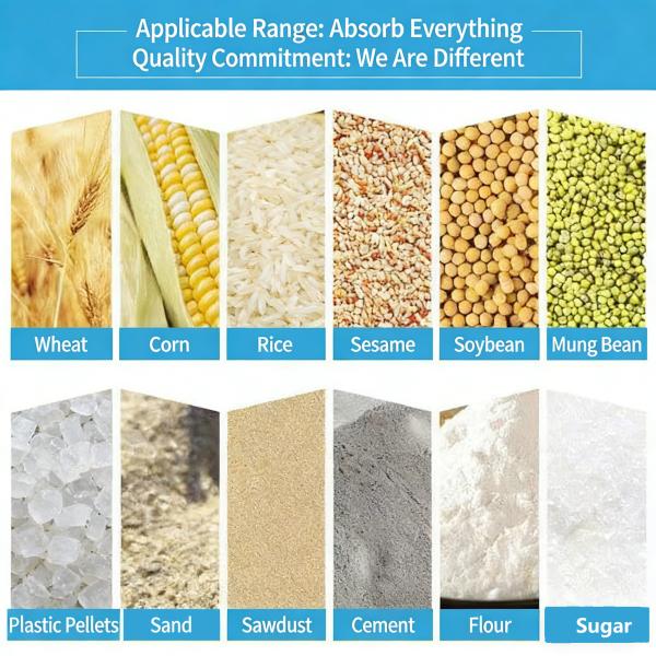 Stainless Steel Grain Conveyor Dustproof Vertical Auger Conveyor For Storage