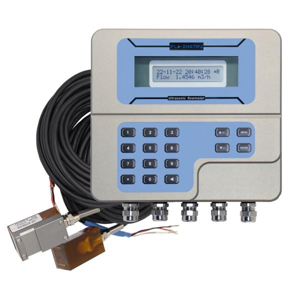 ST502 Ultrasonic Energy Meter with Clamp On Transducers and Built In RTD Module for Precise Measurement of Liquid Heating and Cooling Systems
