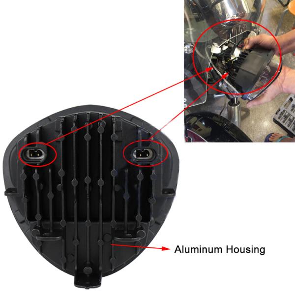 60W Motorcycle LED Headlight Universal Custom Modification for Replace/Repair Purpose