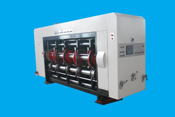 Energy-Saving Corrugated Carton Folding Machine / Paper Feeding Machine 300mm Depth