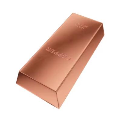 99.99% Standard Grade Red Copper Ingots With Smooth Surface For Chemical Industry