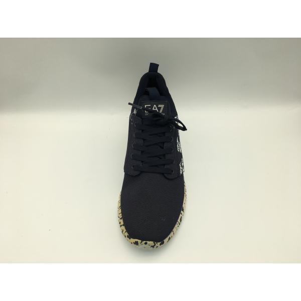 Custom Casual Non Slip Athletic Shoes Black Womens Breathable Tennis Shoes