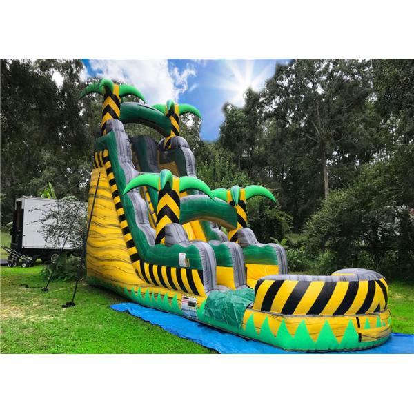 L'eau gonflable commerciale de coup d'air diapositive le matériel de bâche de