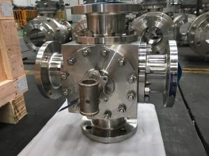 Coosai 900lb válvula de esfera de quatro vias para controle de fluxo médio