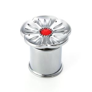 Luxury Unique Design Silver Plating Die Casting Zinc Alloy Perfume Bottle Cap