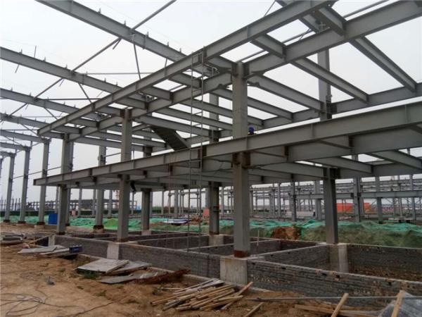 Long Span Structure Steel Hangar With Customized Windows And Doors And Bolt Connection